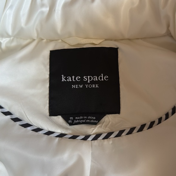 Kate Spade Quilted Off-White Vest - Picture 2 of 6